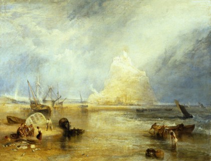 St. Michael's Mount, by J.M.W.Turner. Cornwall, England, 1824