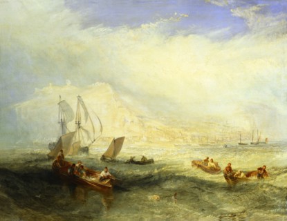 Line Fishing Off Hastings, by J.M.W.Turner. Hastings, England, 1835