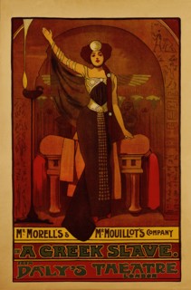 A Greek Slave from Daly's Theatre, poster by John Hassall. London, England, 1895