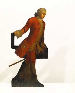 Dummy board figure of a young man. England, 18th century