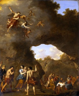 The Angels Guiding the Shepherds to the Nativity, by Cornelis Van Polenburgh. Utrecht, Netherlands, 17th century