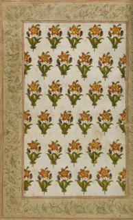 Textile design. India, 18th century