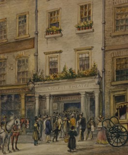 The Adelphi Theatre, by Morand. London, England, 1819