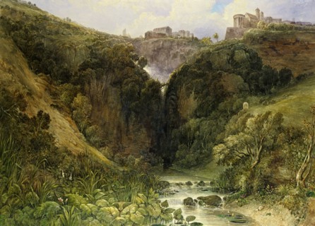The Falls of Tivoli, by William Wyld. 19th century