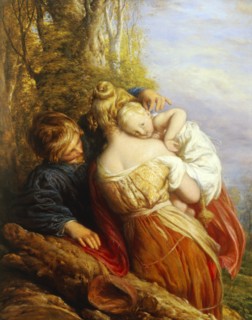 Pinching The Ear, by William Mulready. Ireland, 1836