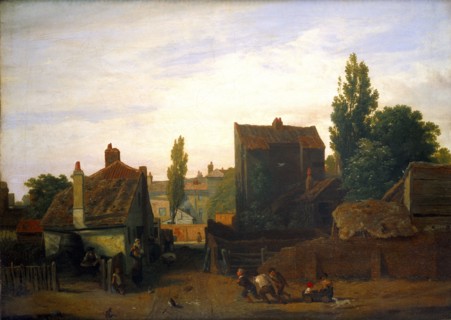 The Mall, Kensington Gravel Pits, by William Mulready. Ireland, 19th century