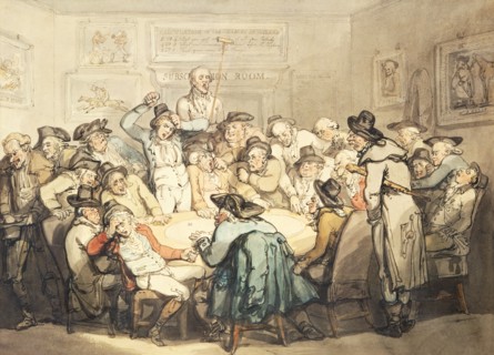 The Hazard Room, by Thomas Rowlandson. England, 1792