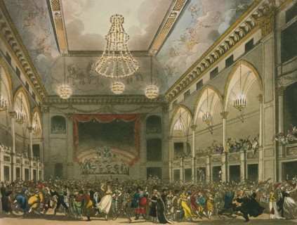 Pantheon Masquerade, by John Bluck. London, England, 1800