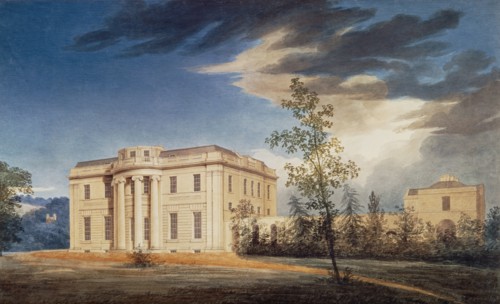 Design for Tyringham, by Joseph Michael Gandy. England, 18th-19th century