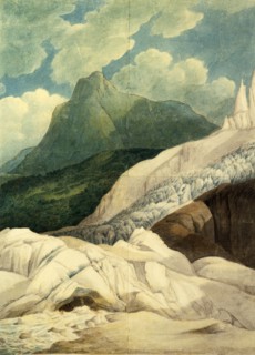 The Source of The Arveiron, by Francis Towne. Switzerland, 1781
