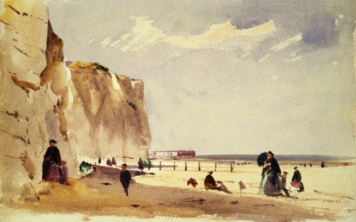Coast Scene, by John Absolon. England, 19th century