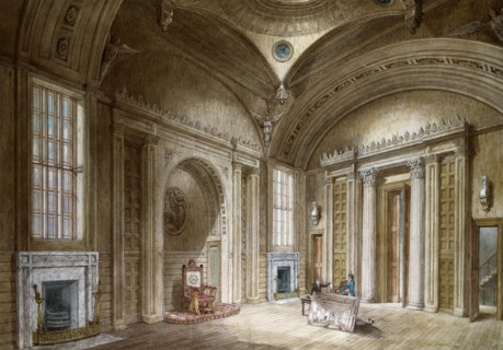 The New Masonic Hall at Freemasons Tavern, by Joseph Michael Gandy. England, 18th-19th century