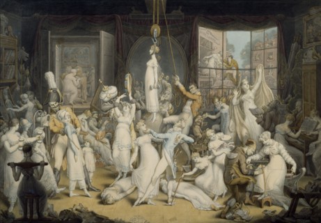 An Elegant Establishment for Young Ladies, by E.F.Burney. England, early 19th century