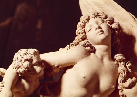 Cupid and Psyche, by Michel Clodion. France, late 18th century