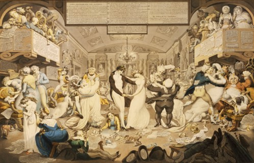 The Waltz, by E.F. Burney. England, 18th-19th century