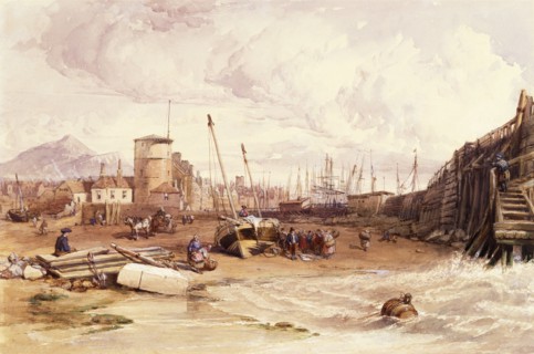 The Coast at Cromer, by Clarkson Stanfield. England, 19th century