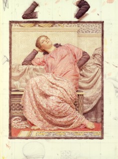 An Open Book, by Albert Joseph Moore. England, 19th century