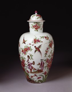 The Augustus Rex vase. Meissen, Germany, mid-18th century