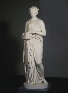 Pandora, by John Gibson. Rome, Italy, 19th century