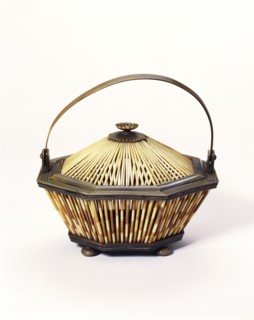 Work basket, by Sedachellum. Visakhapatnam, India, c.1855