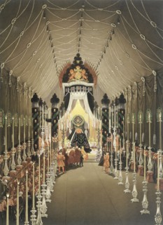 Funeral of The Duke of Wellington, by W. Simpson. Chelsea, England, 1832