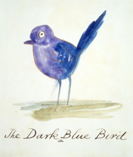 The Dark Blue Bird, by Edward Lear. England, 19th century