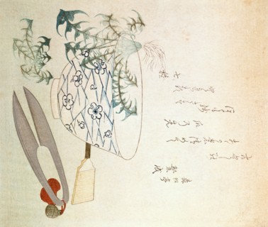 Objects symbolising the Seventh Day of the Year, by SuimoN Shinsai. Japan, 1810