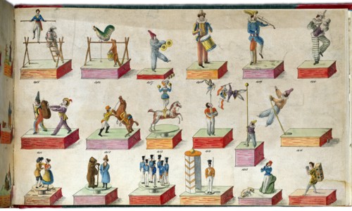 Circus acts. Germany, 19th century