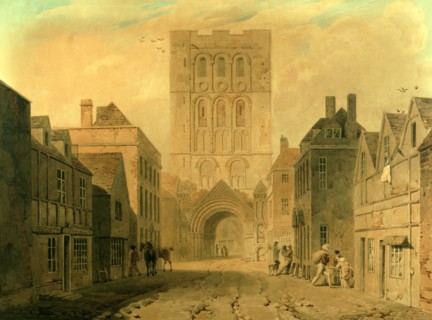 Bury St Edmunds, by Joseph Clarendon Smith. Suffolk, England, 19th century