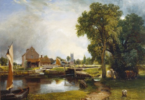 Constable, Dedham Lock and Mill