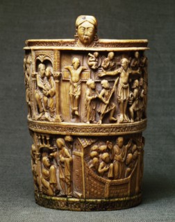 Basilewsky Situla; holy water bucket or situla. Milan, Italy, 980 AD