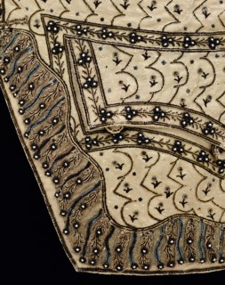 Waistcoat, detail. England, late 18th century