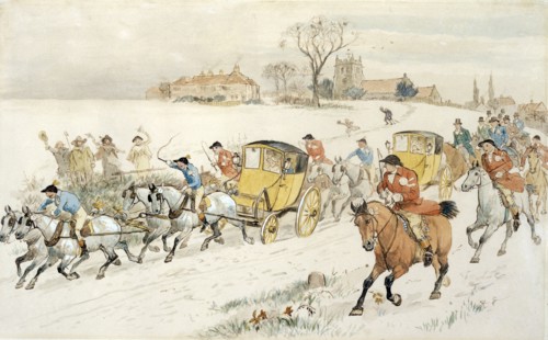 Diana Wood's Wedding, by Randolph Caldecott. England, 19th century