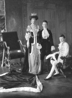 Portrait of John Albert Edward William Spencer-Churchill, Duchess of Marlborough and Lord Ivor