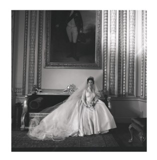 Portrait de la princesse Margaret du Royaume-Uni le jour de son mariage