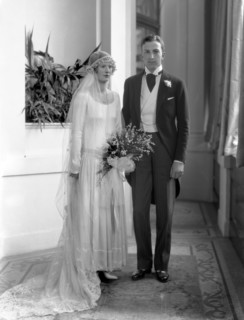 Mr and Mrs Eustace Gervais Tennyson-d'Eyncourt, photo Lafayette Portrait Studio. Westminster,
