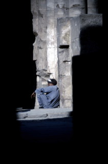 Guide au Temple d'Horus, Edfu, Egypte