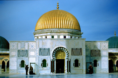 Mausolée Bourguiba, à Monastir, Tunisie