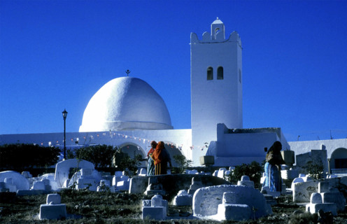 Hergla, Tunisie, cimetière de la mosquée