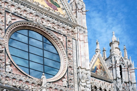 Façade de la cathédrale de Sienne