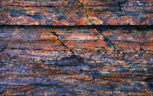Détail d'un rocher