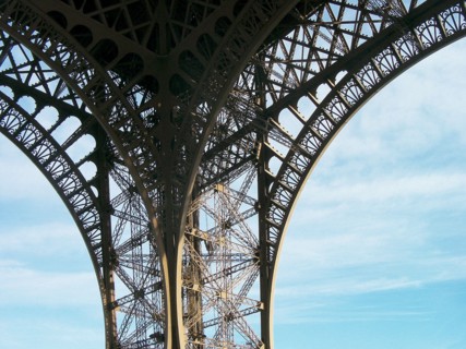 Détail de la Tour Eiffel à Paris