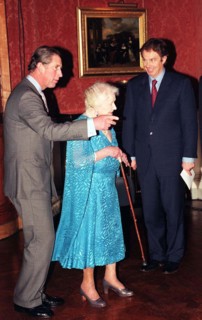 Prince Charles,Queen Mother & Prime Minister Tony Blair