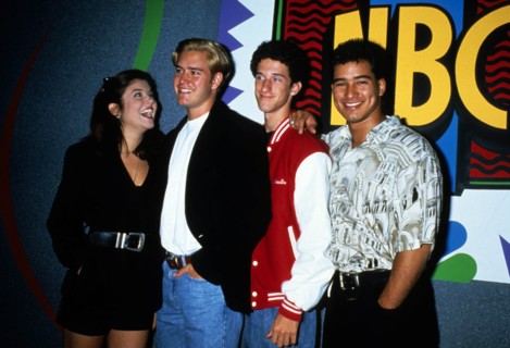 Dustin Diamond, Mark Paul Gosselaar, Mario Lopez, & Tiffani Amber Thiessen