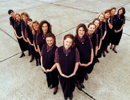 Pregnant British Airways Stewardesses