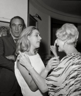 Anthony Quinn And Wife Yolanda, Anita Louise