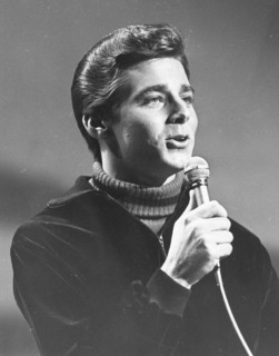 BOBBY SHERMAN  in a publicity still for the TV music series 'Shindig', circa mid-1960's. (Credit