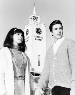 BOBBY SHERMAN with DONNA LOREN in a publicity still for the TV music series 'Shindig', circa