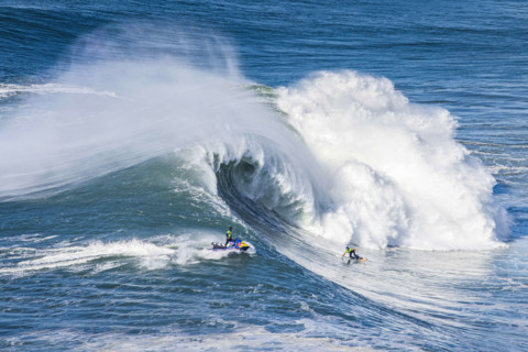 TUDOR Nazaré Tow Surfing Challenge in Nazare, Portugal - 13 Dec 2021