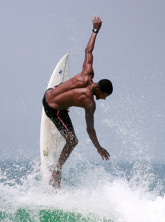Anderson ‘Pikachu’ Carvalho dazzles At Rio De Janeiro's Arpoador Beach